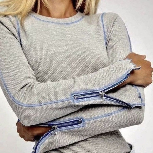 Free People Tops - Free People Zip To It Thermal Tee